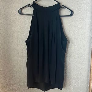 High neck zipper tank EUC